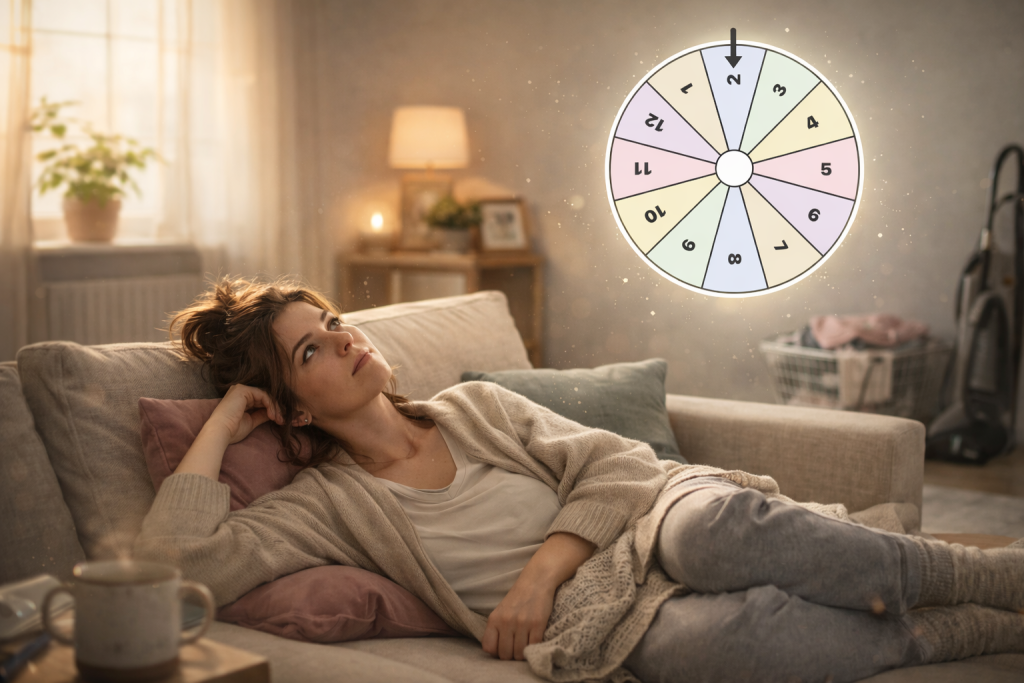 how to start cleaning when overwhelmed cozy home scene