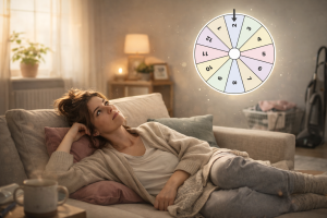 how to start cleaning when overwhelmed cozy home scene